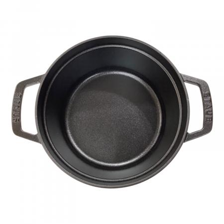 Staub (ストウブ) 両手鍋 20cm ブラック ピコ・ココット ラウンド