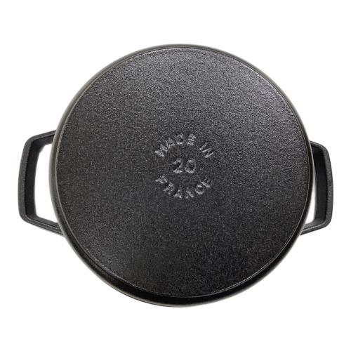 Staub (ストウブ) 両手鍋 20cm ブラック ピコ・ココット ラウンド