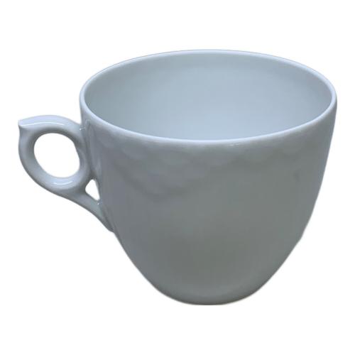 ROYAL COPENHAGEN (ロイヤル・コペンハーゲン) カップ&ソーサー ホワイトフルーテッド・ハーフレース