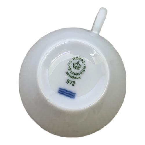 ROYAL COPENHAGEN (ロイヤル・コペンハーゲン) カップ&ソーサー ホワイトフルーテッド・ハーフレース