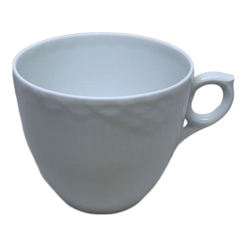 ROYAL COPENHAGEN (ロイヤル・コペンハーゲン) カップ&ソーサー ホワイトフルーテッド・ハーフレース