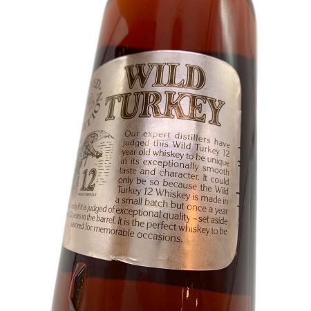ワイルドターキー (WILD TURKEY) バーボン 750ml 12年 ゴールドラベル
