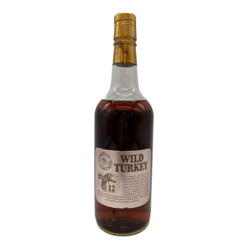 ワイルドターキー (WILD TURKEY) バーボン 750ml 12年 ゴールドラベル