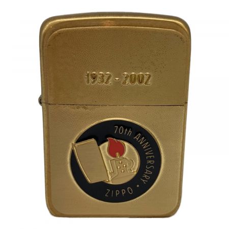 ZIPPO (ジッポ) オイルライター 2002年製 70周年記念 1932-2002 Friends For A Lifetime 箱付