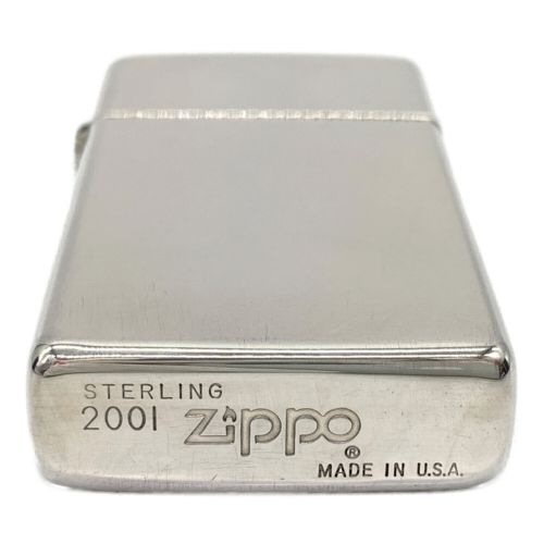 スリムZIPPO 純銀 STERLING SILVER 2001年製｜トレファクONLINE