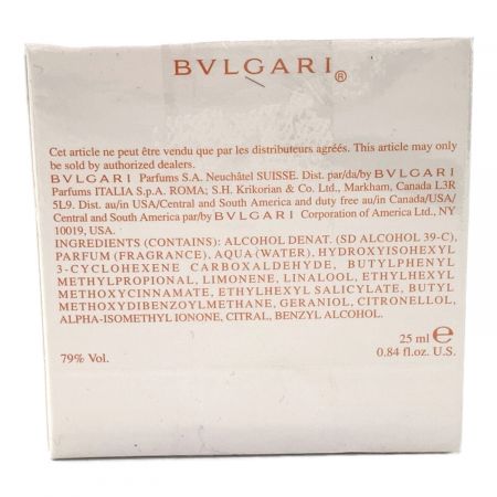 BVLGARI (ブルガリ) オードトワレ オムニア クリスタリン 25ml