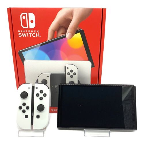 ゲームソフト/ゲーム機本体【極美品】 Nintendo Switch 有機ELモデル ホワイト　付属品完備