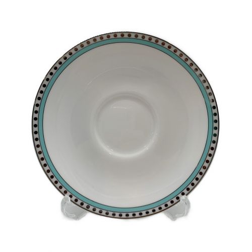 TIFFANY & Co. (ティファニー) カップ&ソーサー プラチナブルーバンド 2Pセット