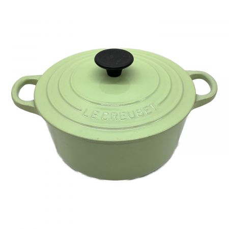 LE CREUSET (ルクルーゼ) COCOTTE RONDE 黄緑 ☆