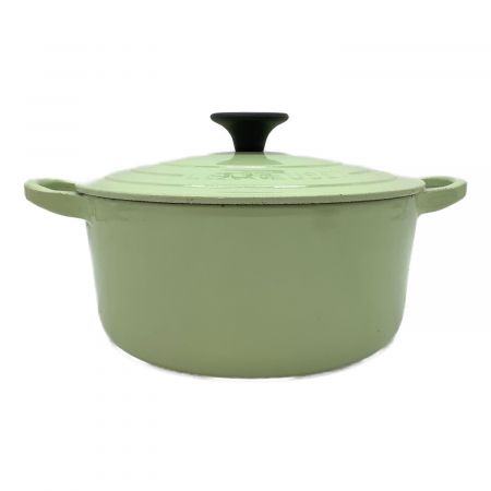 LE CREUSET (ルクルーゼ) COCOTTE RONDE 黄緑 ☆