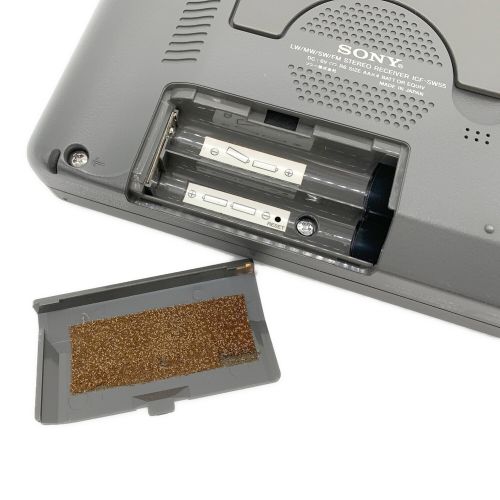 中古 SONY ラジオ ICF-SW07 シンセサイザーレシーバー オーディオ機器 N3777682 SONY ICF-SW07 FMステレオ⁄LW⁄MW⁄SW PLLシンセサイザーレシーバー 短波