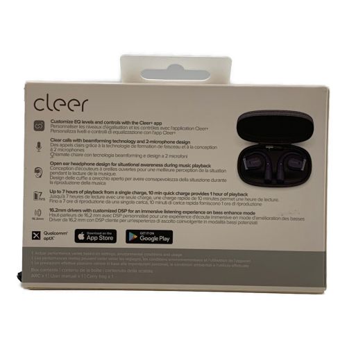 cleer 完全ワイヤレスイヤホン Bluetooth ARC Navy Blue CLR-ARC-NB