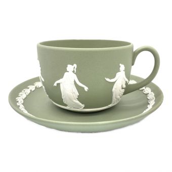 Wedgwood (ウェッジウッド) カップ&ソーサー セージグリーン ジャスパー