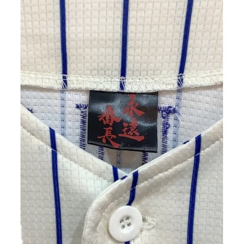 【中古】横浜DeNAベイスターズ (ベイスターズ) 応援グッズ Size O ホワイト ユニフォーム 三浦大輔 現役引退グッズ