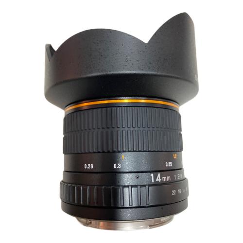 SAMYANG 単焦点MFレンズ 14mm f2.8 ED AS IF UMC キャノンマウント ■