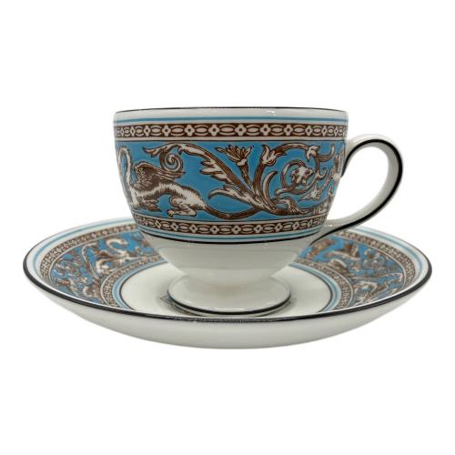 Wedgwood (ウェッジウッド) カップ&ソーサー フロレンティーン・ターコイズ