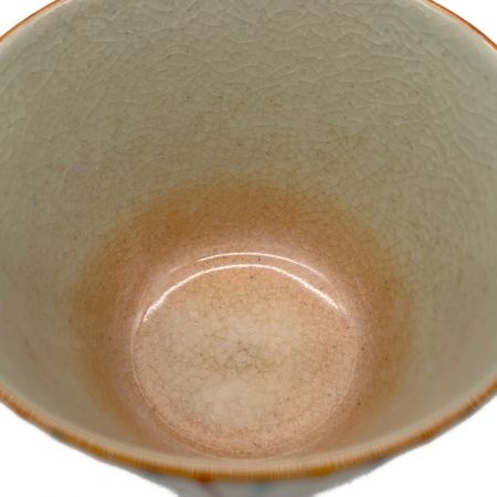 御室焼 (オムロヤキ) 玉露茶碗 北村和善 5Pセット