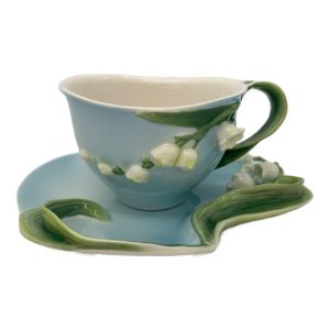 華麗なる花コレクション 陶翔舞千 いちご っぽくっ カップ&ソーサー 