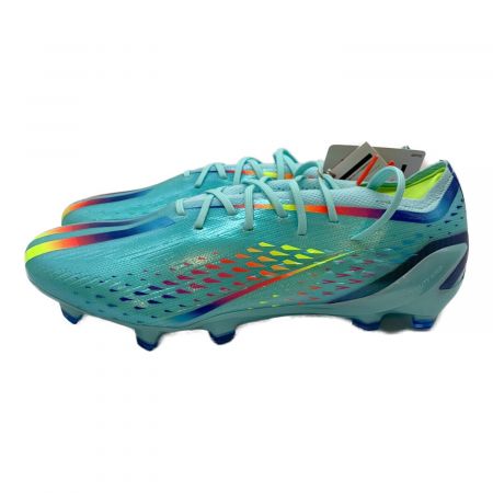 adidas (アディダス) サッカースパイク メンズ SIZE 26.5cm ブルー エックス スピードポータル.1 FG(アクア×レッド×ブルー) GW8427