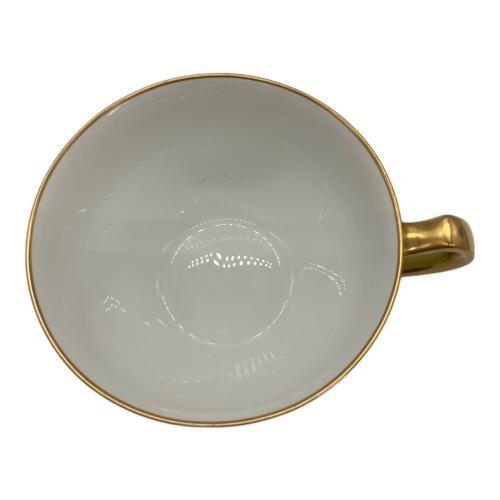 大倉陶園 (オオクラトウエン) カップ&ソーサー グリーン 色蒔き