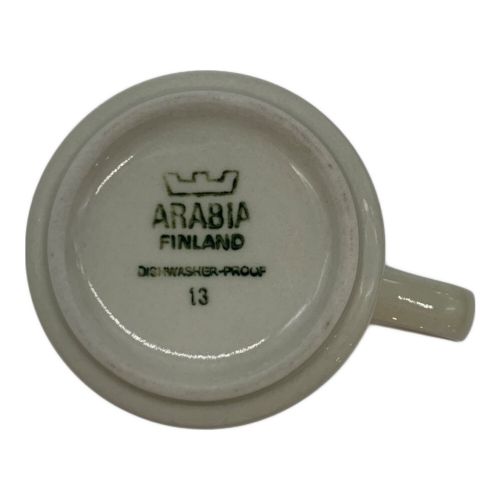 ARABIA (アラビア) コーヒーカップ&ソーサー フィンランド製 2 アネモネ