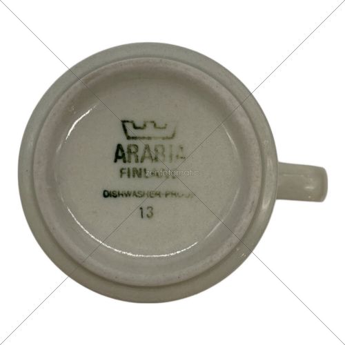 ARABIA (アラビア) コーヒーカップ&ソーサー フィンランド製 3 アネモネ