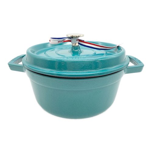 Staub (ストウブ) ピコ・ココット・ラウンド 22cm ミント 40501-430