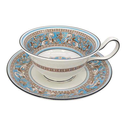 Wedgwood (ウェッジウッド) カップ&ソーサー フロレンティーン・ターコイズ