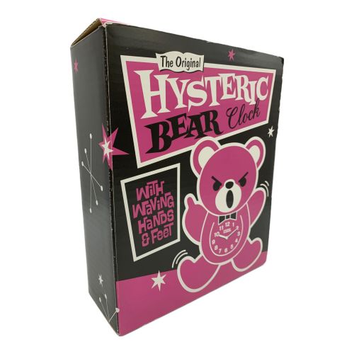 Hysteric Glamour (ヒステリックグラマー) 掛時計 ノベルティ ヒステリック ベア クロック