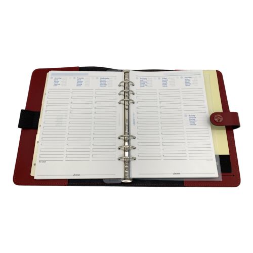 FILOFAX (ファイロファックス) システム手帳 レッド