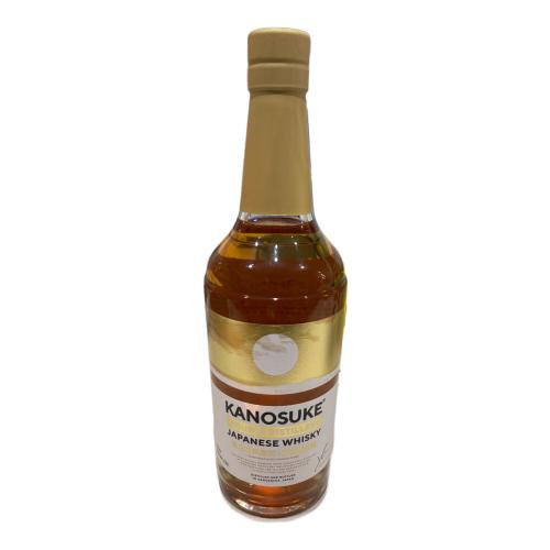 嘉之助 DOUBLE DISTILLERY ジャパニーズウィスキー KANOSUKE 700ml 未開封