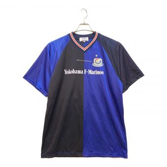横浜F・マリノス (ヨコハマエフマリノス) メンズ ブルー×ネイビー 10周年 中村俊輔 ゲームシャツ