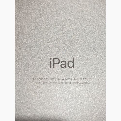 Apple (アップル) iPad(第9世代) MK2K3J/A Wi-Fiモデル 修理履歴無し 64GB iOS 程度:Aランク サインアウト確認済 K4FPJXQHTM