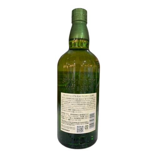 サントリー ジャパニーズウィスキー シングルモルトウイスキー 700ml 箱付 白州 未開封