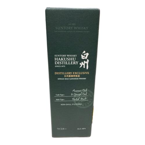 サントリー ジャパニーズウィスキー アメリカンオーク&スパニッシュオーク 180ml 白州 未開封