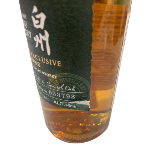 サントリー ジャパニーズウィスキー アメリカンオーク&スパニッシュオーク 180ml 白州 未開封