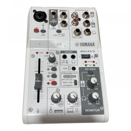 YAMAHA (ヤマハ) ライブストリーミングミキサー AG03MK2｜トレファクONLINE