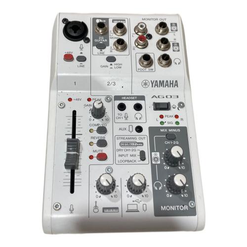 YAMAHA (ヤマハ) ライブストリーミングミキサー AG03MK2