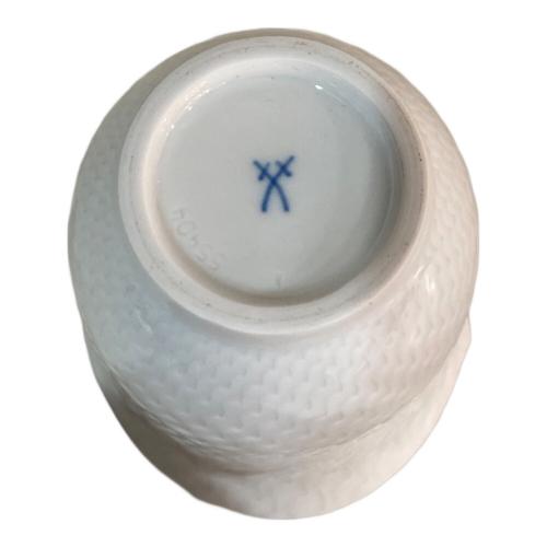 Meissen (マイセン) カップ 55404 波の戯れホワイト 2Pセット