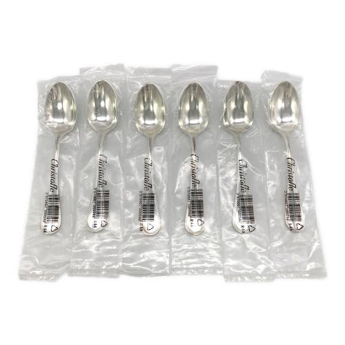 Christofle (クリストフル) テーブルスプーン シルバーコーティング パール 6本セット