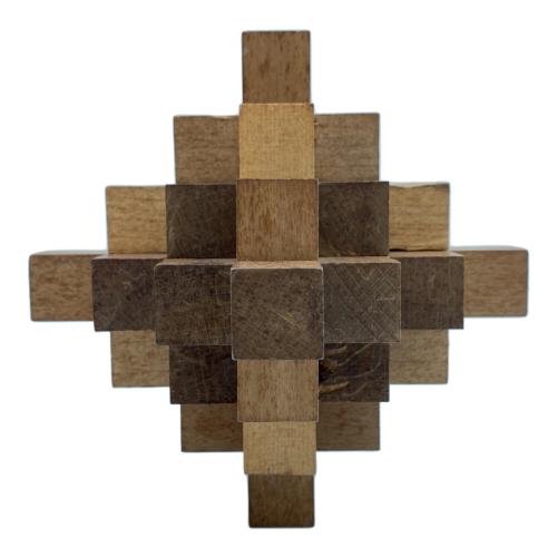 山中組木工房 木製パズル 19本組木