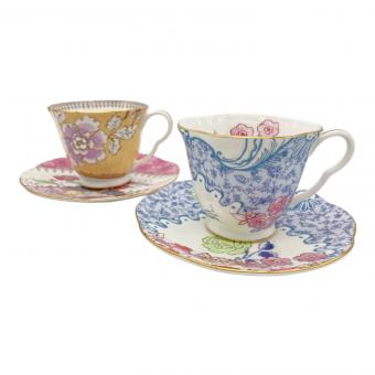Wedgwood (ウェッジウッド) ティーカップ&ソーサー バタフライブルーム 2Pセット