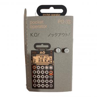Teenage Engineering (ティーンネイジ・エンジニアリング) シンセサイザー PO-33 ノックアウト！