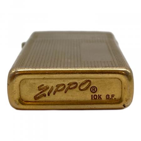 ZIPPO 10K スリム 筆記体 イタリックロゴ 10KGF