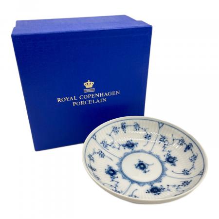 未使用　ロイヤルコペンハーゲン　ブルーフルーテッドプレインケーキディッシュ ROYAL COPENHAGEN (ロイヤル・コペンハーゲン) ケーキディッシュ