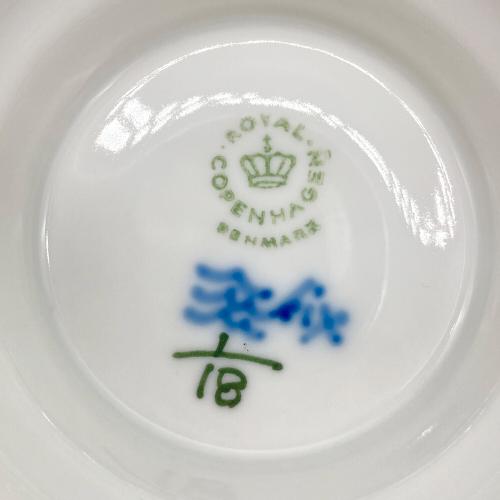ROYAL COPENHAGEN (ロイヤル・コペンハーゲン) ケーキディッシュ ブルーフルーテッド・プレイン
