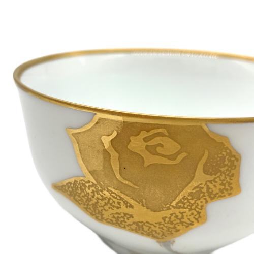 大倉陶園 (オオクラトウエン) カップ&ソーサー 金蝕バラ