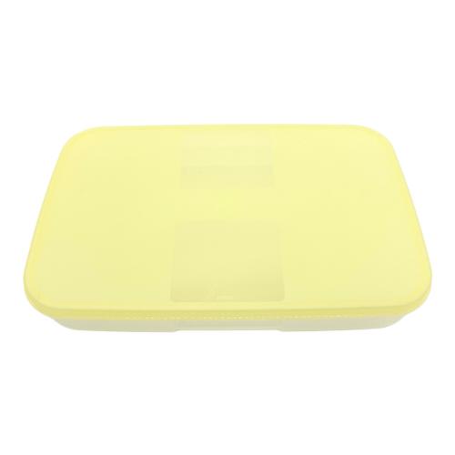Tupperware (タッパーウェア) フリーザーメイト グリーンボックス ジェントルイエロー