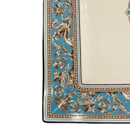 未使用✨ウエッジウッド フロレンティーンターコイズ スクエアプレート 皿 箱付 楽天市場】ウェッジウッド フロレンティーンターコイズ スクエア