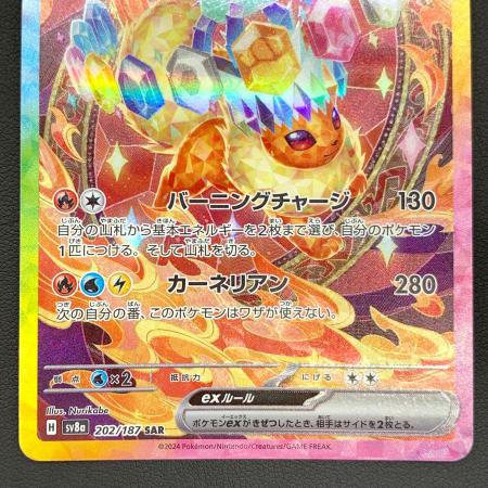 【まとめ売り】ブースターex SAR 3枚 テラスタルフェスex 202/187 ブースターex(202/187 SAR) | SAR | ドラゴンスター | ポケモンカード